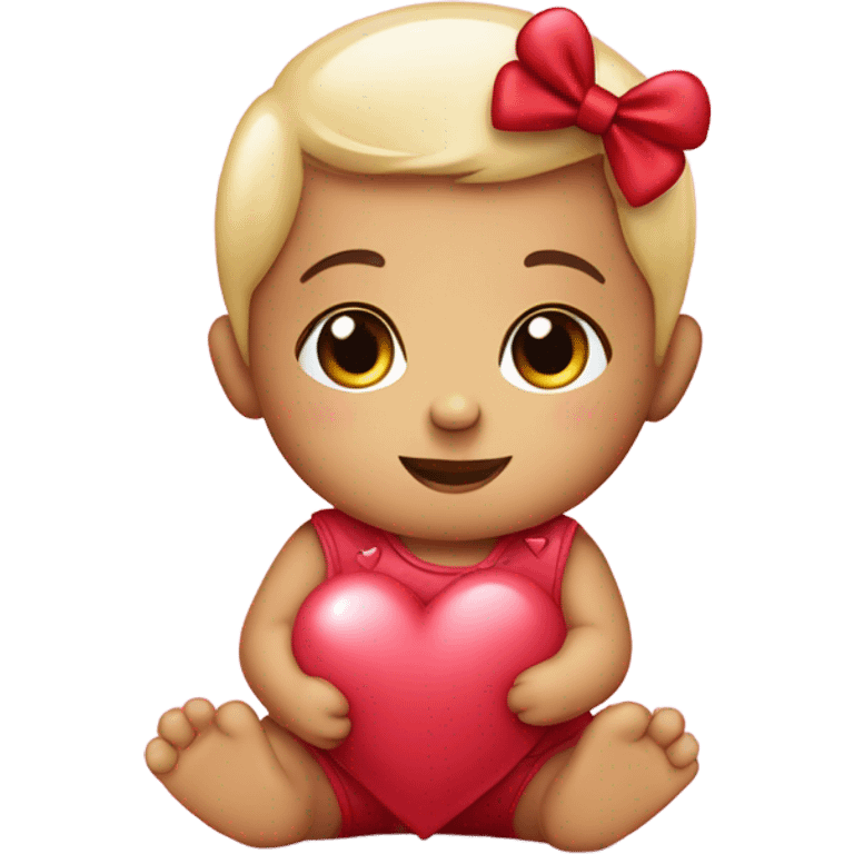 Valentine’s Day baby emoji