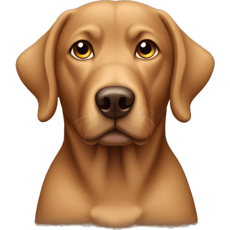 Brown lab dog emoji