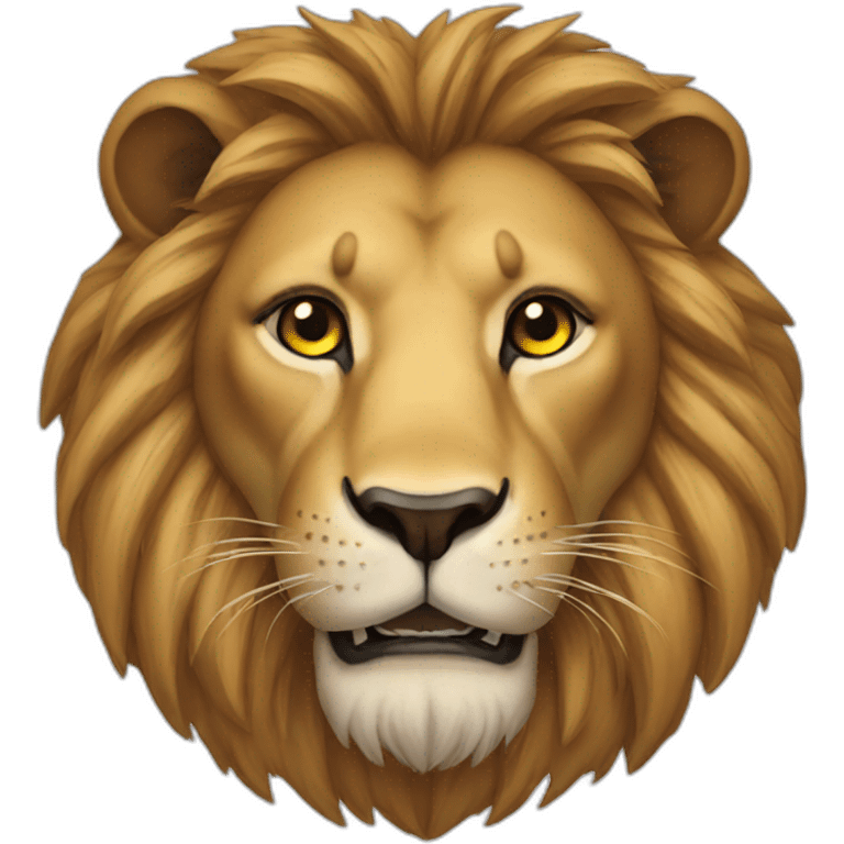 lion head emoji