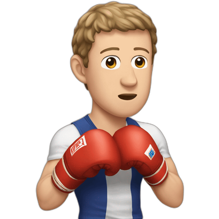 Mark Zuckerberg boxing emoji