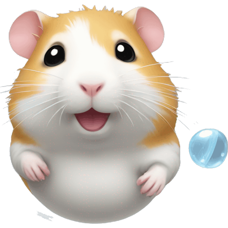 hamster in a bubble emoji