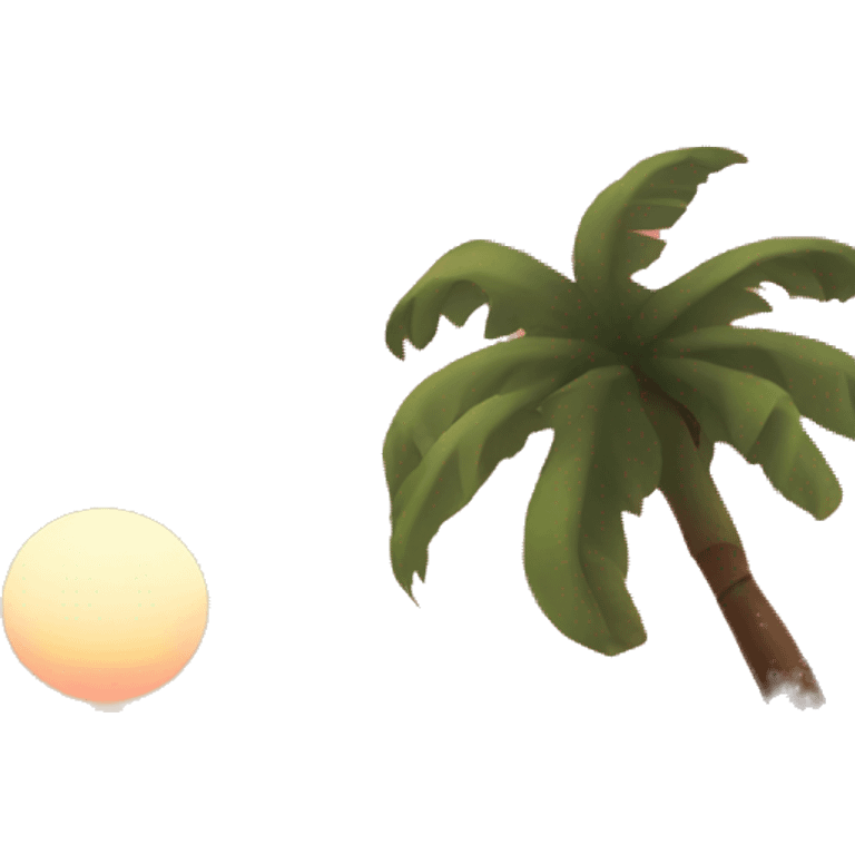 Sunset with a beach emoji