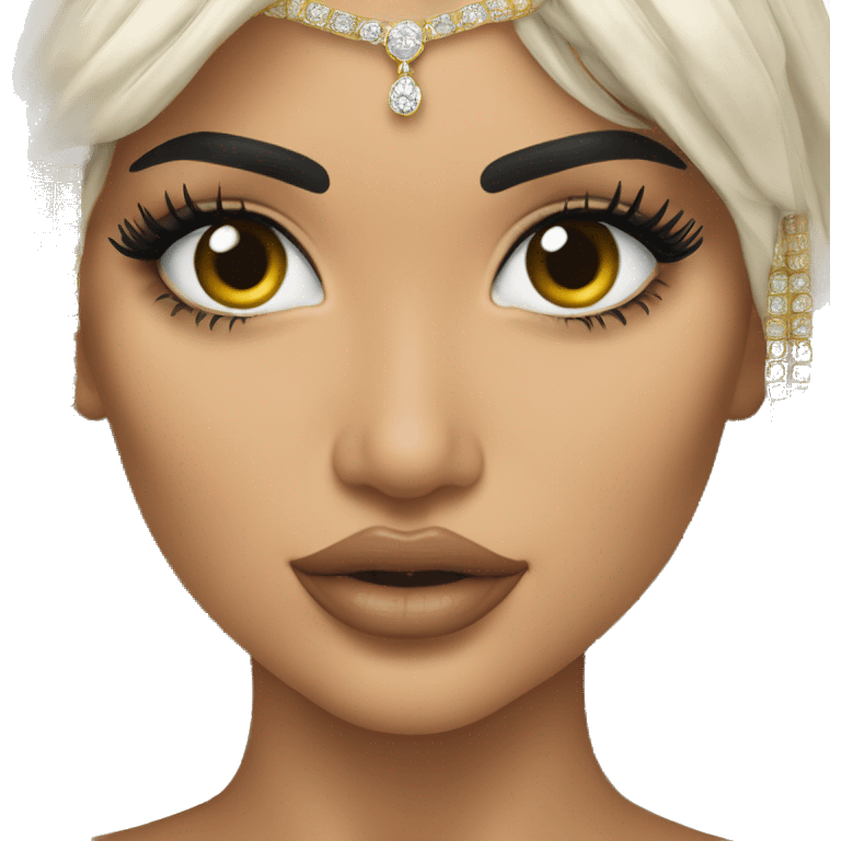 Kylie jenner royal princess jewellery emoji