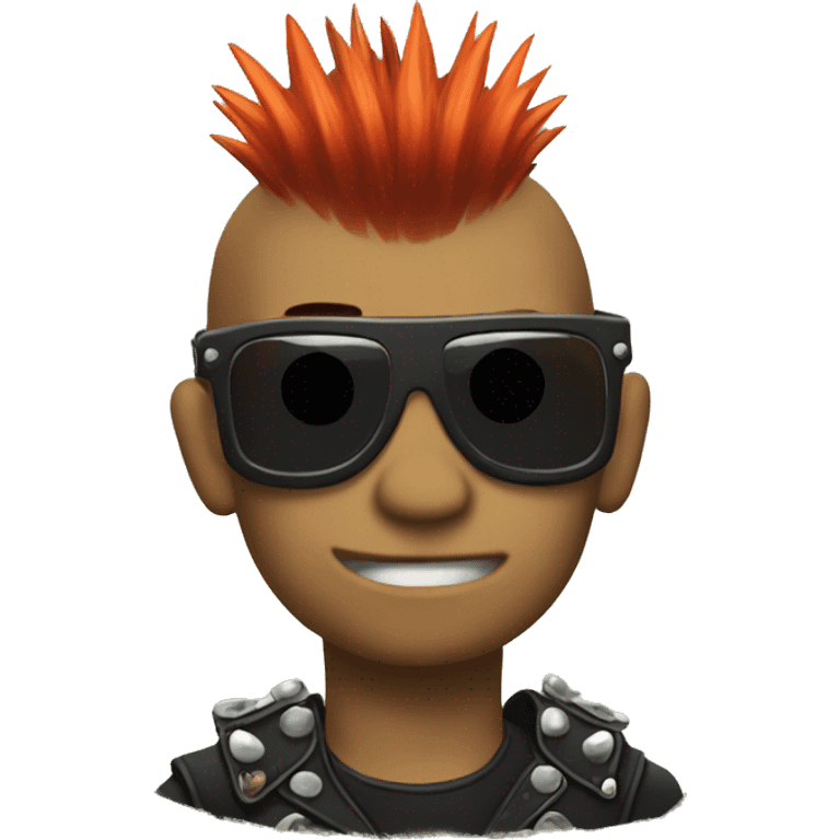 Punk with Mohawk  emoji