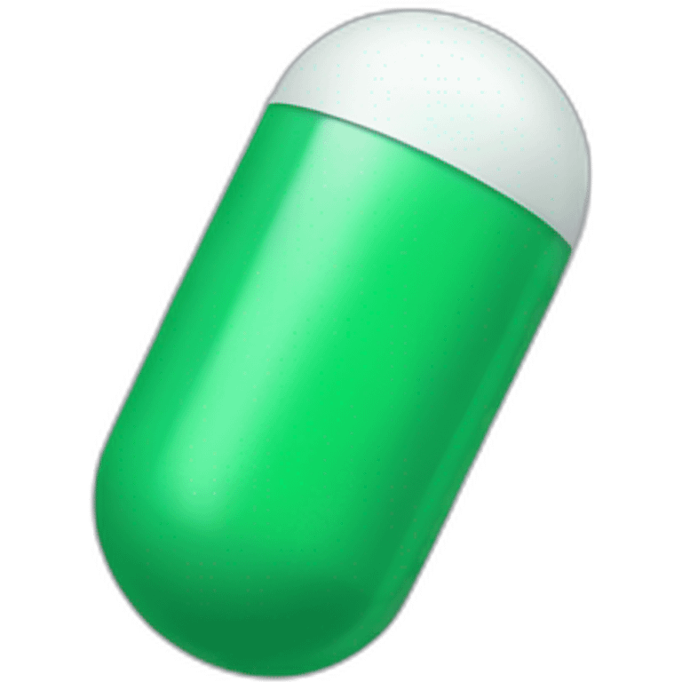 Green capsule emoji