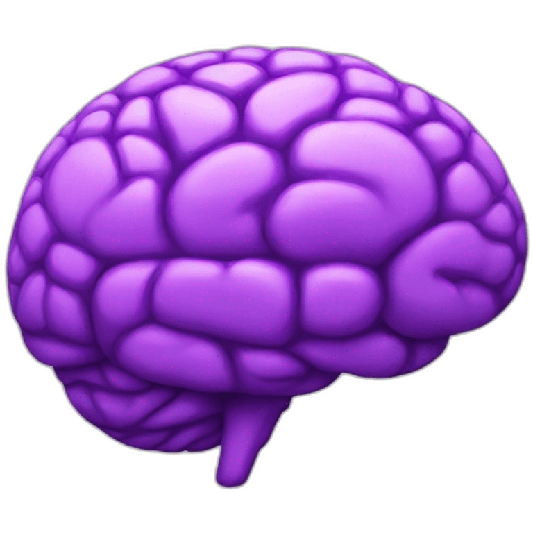 purple-human-brain emoji