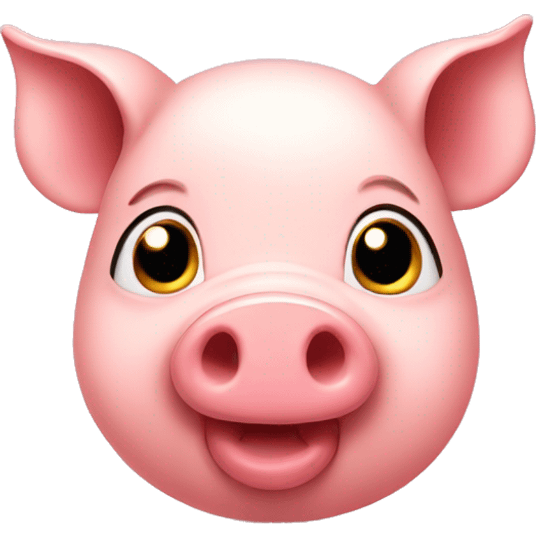 Cute little pig emoji