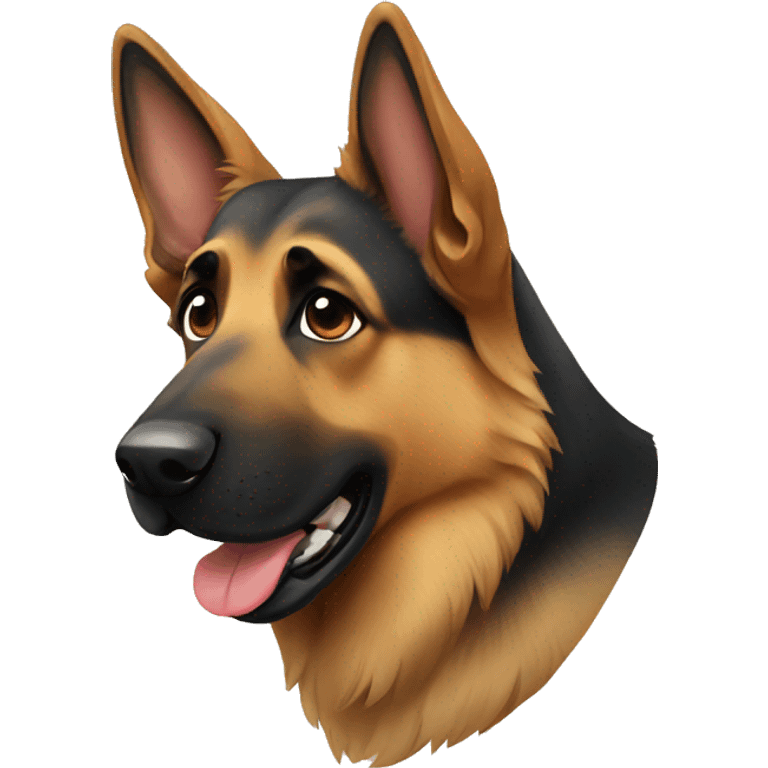 German shepherd  emoji