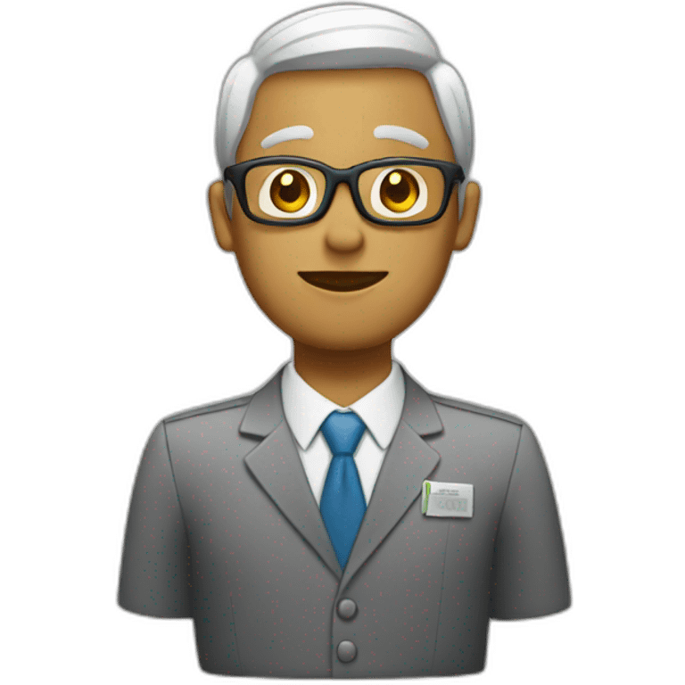 working employee in office emoji