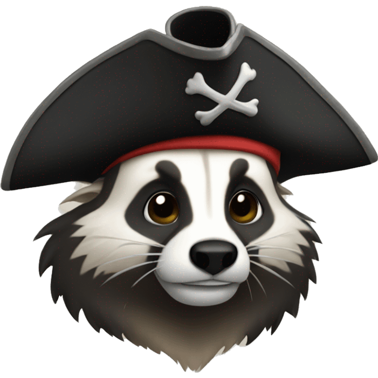 pirate badger emoji