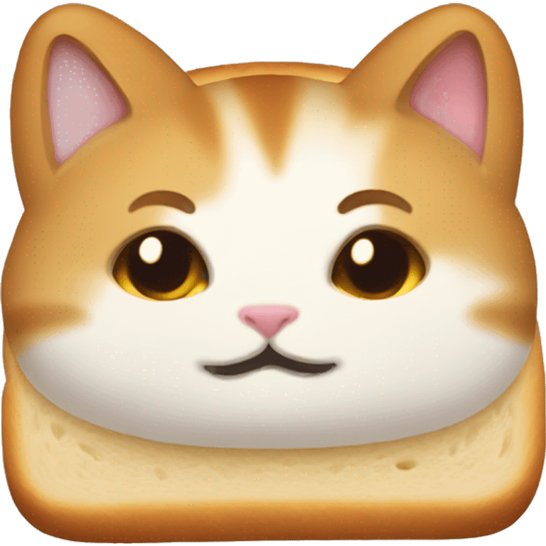 Cat as loaf of bread  emoji