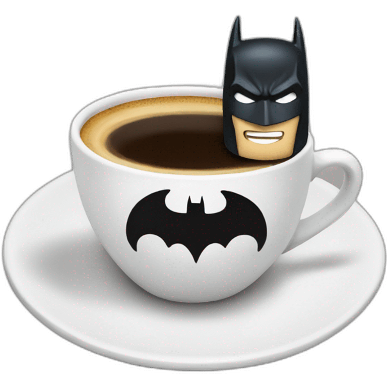 batman coffee emoji