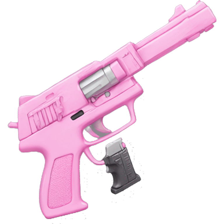 Pink cute aesthetic gun￼ emoji