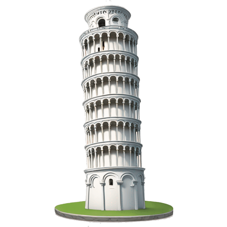 Small version Leaning tower of pisa  emoji