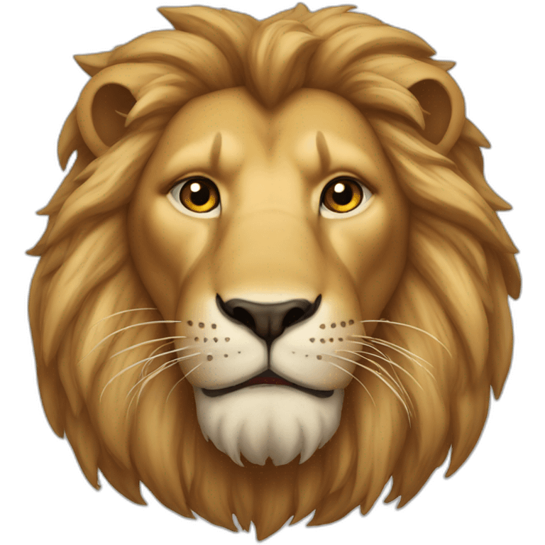 Head of lion emoji