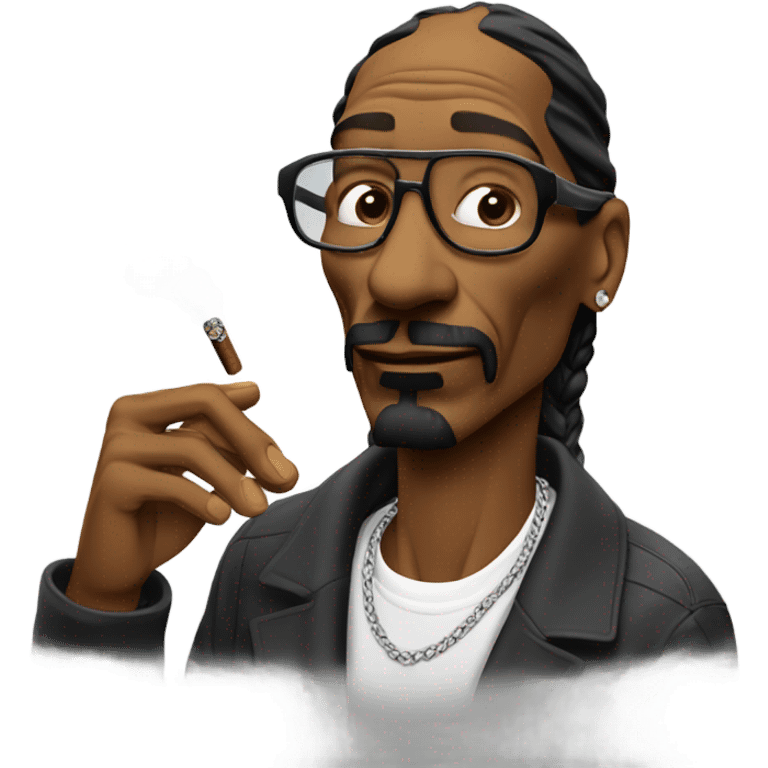 snoop dog smoking emoji