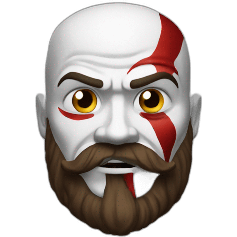 Kratos fume un cigarre emoji