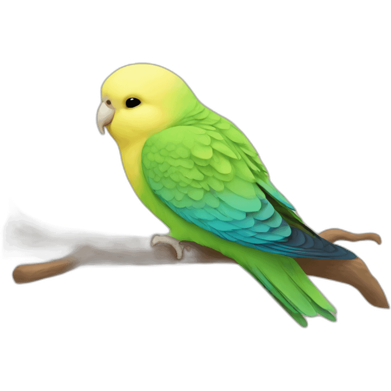 budgerigar sleep emoji