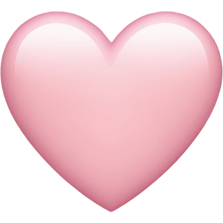 Light pink heart  emoji