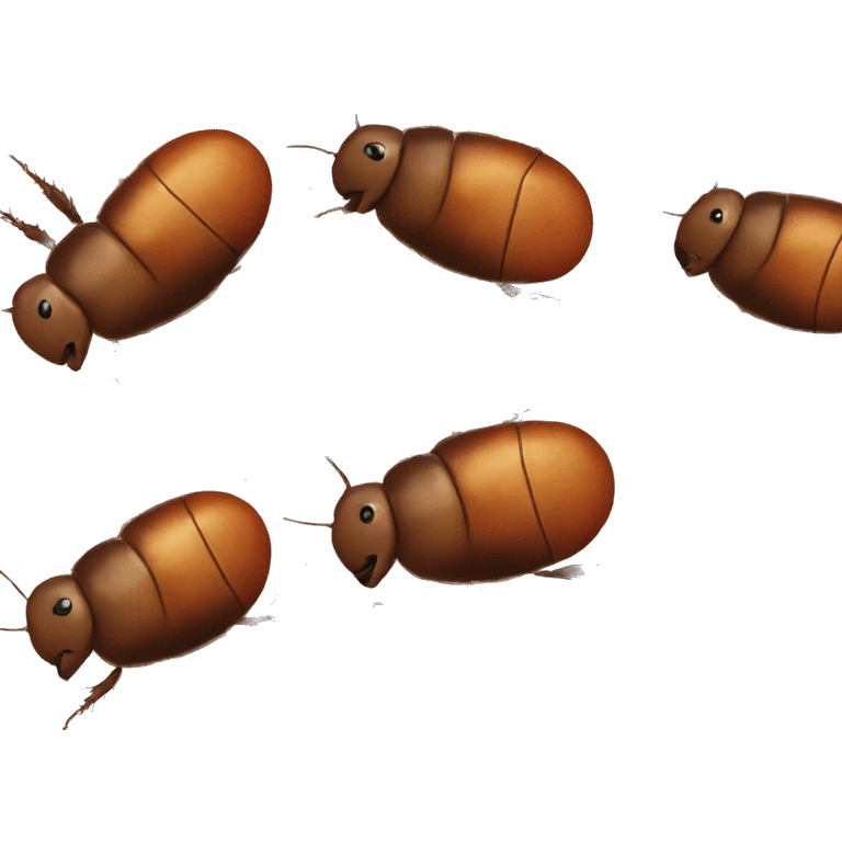 A cockroach twerking emoji