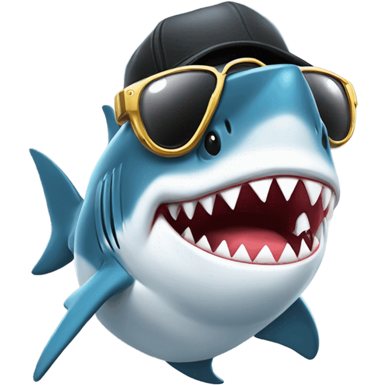 Shark rapper  emoji