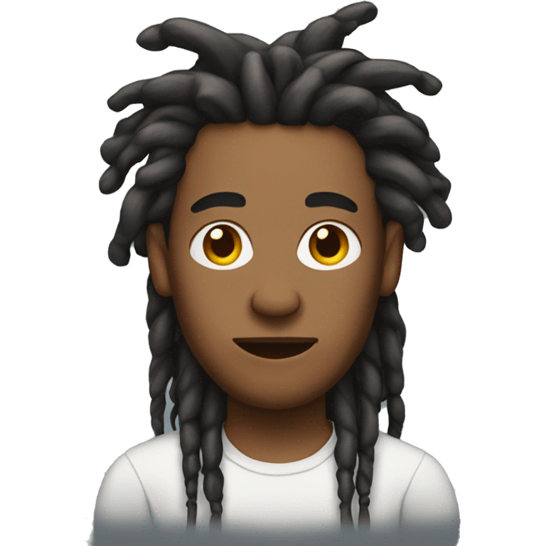 Man with dreadlocks  emoji