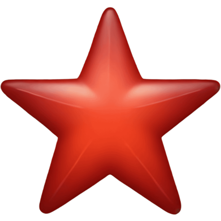 Red star with red circle emoji