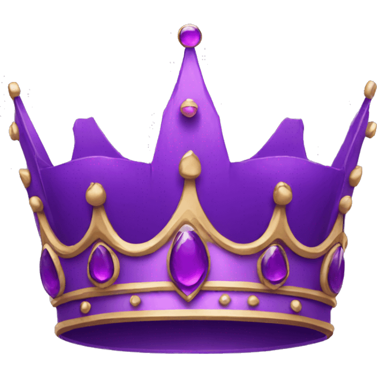 purple crown emoji