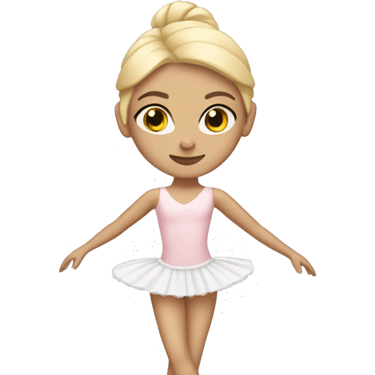 Blonde ballerina emoji