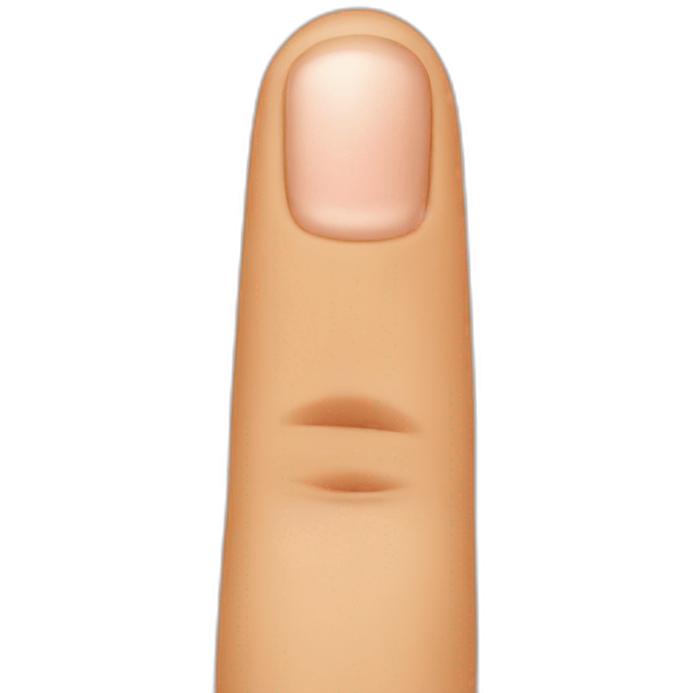 finger on the nose emoji