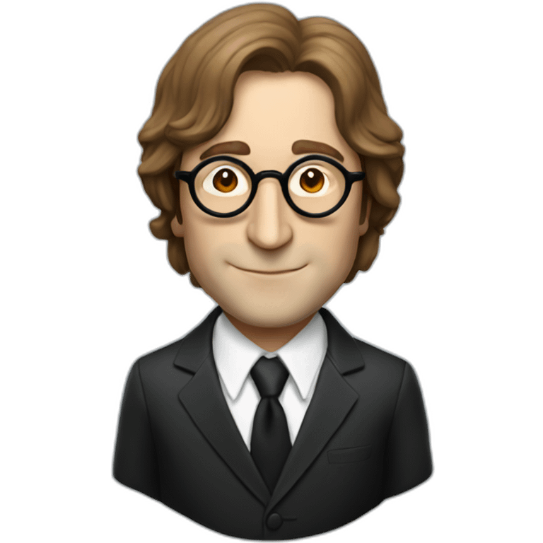 john lennon in the suit emoji