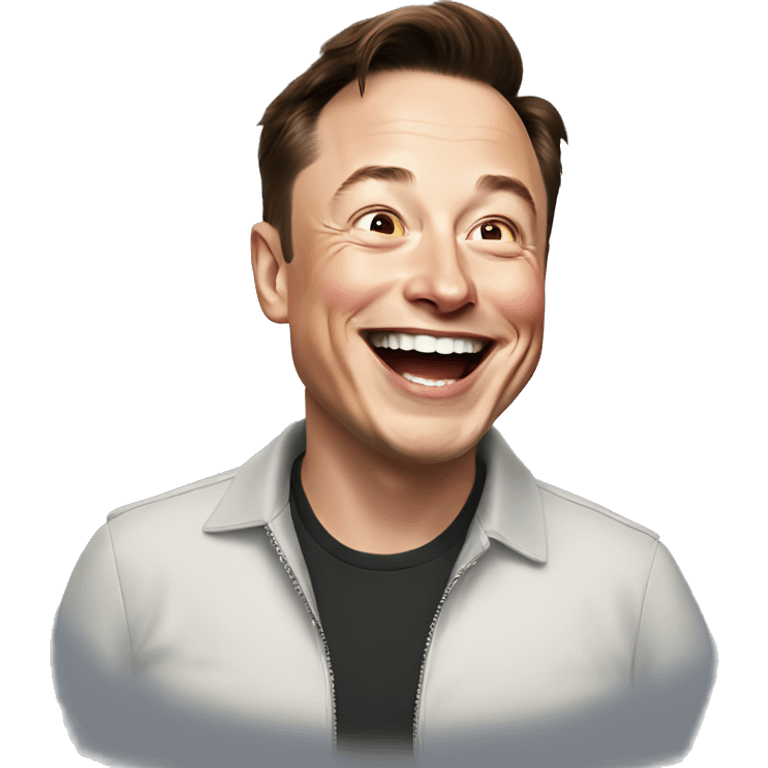 Elon Musk Laughing emoji