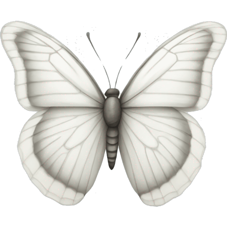 White butterfly emoji