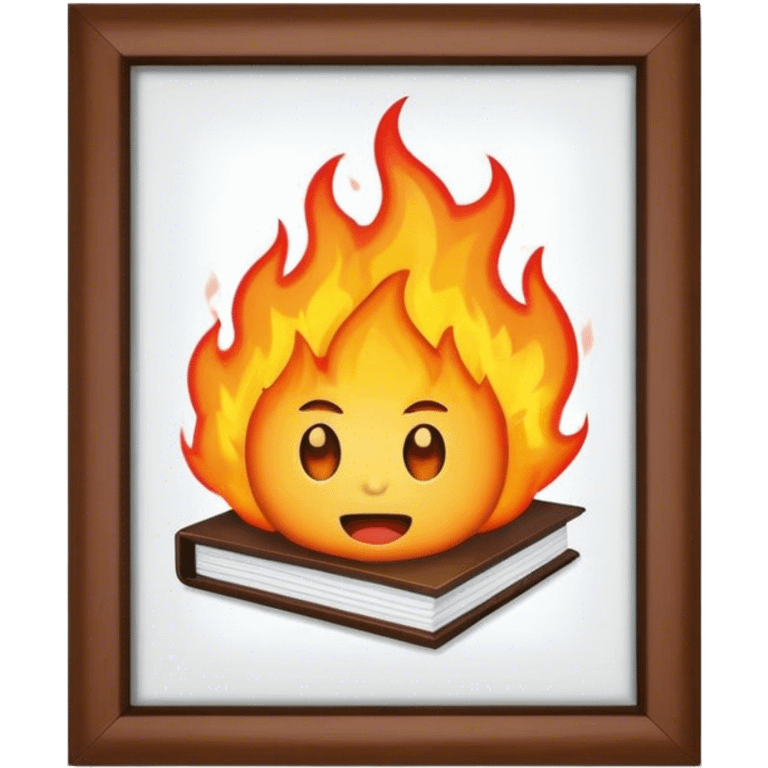 burning office emoji