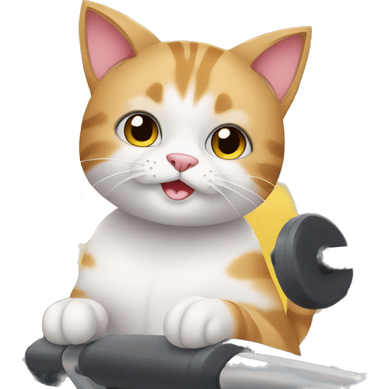 cat at the gym emoji