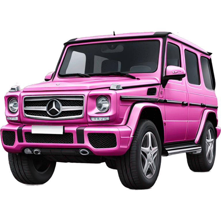 pink Mercedes g wagon sparkle   emoji