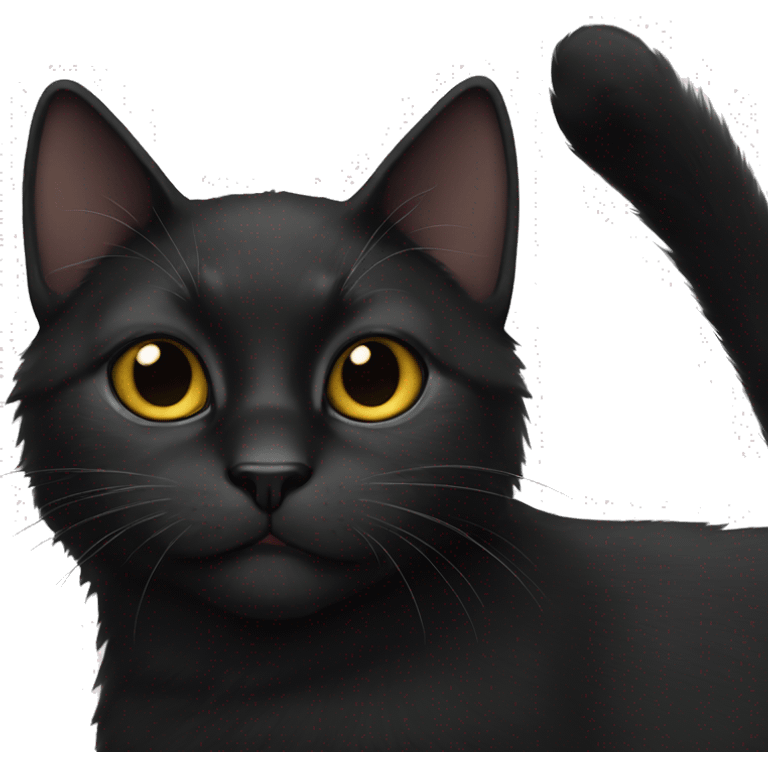 Black cat  emoji