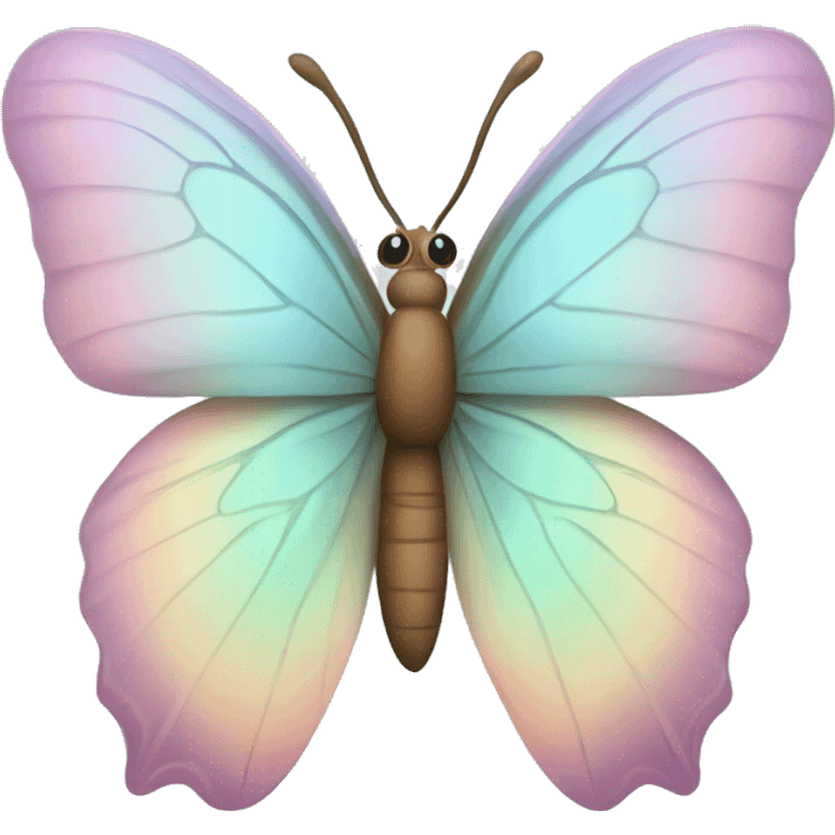 Pastel bufferfly emoji