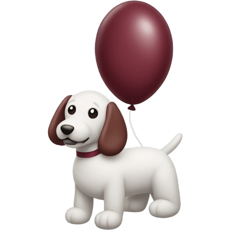 maroon balloon animal emoji