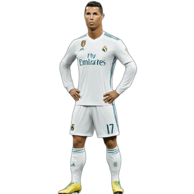 ronaldo soulève la ligue des champions emoji