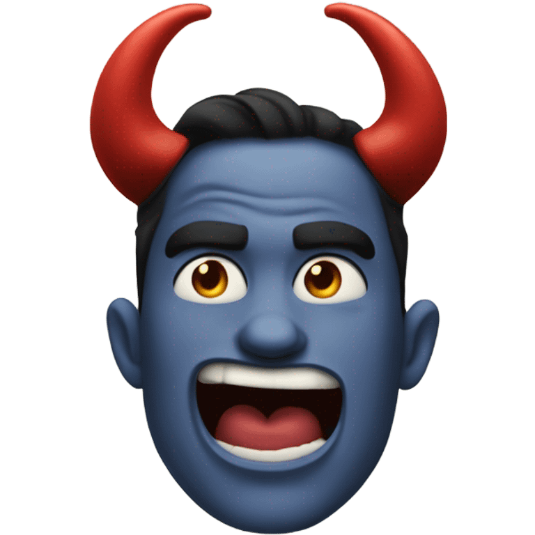 Diddy with devil horns emoji