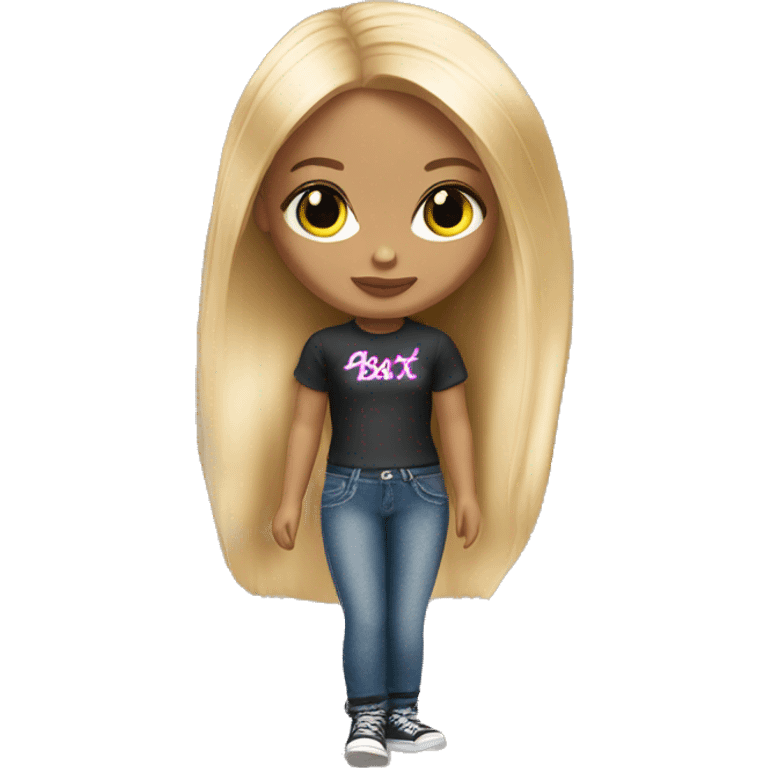 blond bratz doll emoji