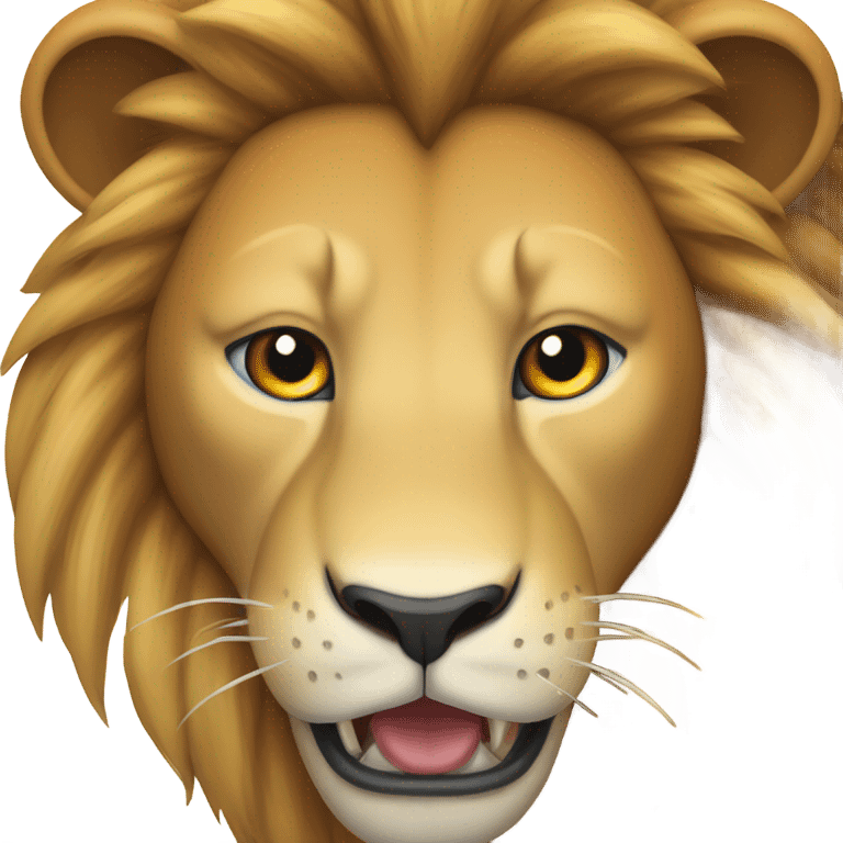 Roaring lion emoji