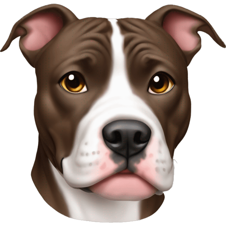 Brindle pitbull emoji