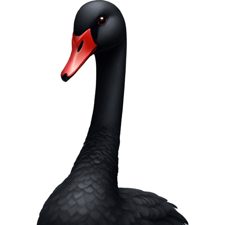 Black swan emoji