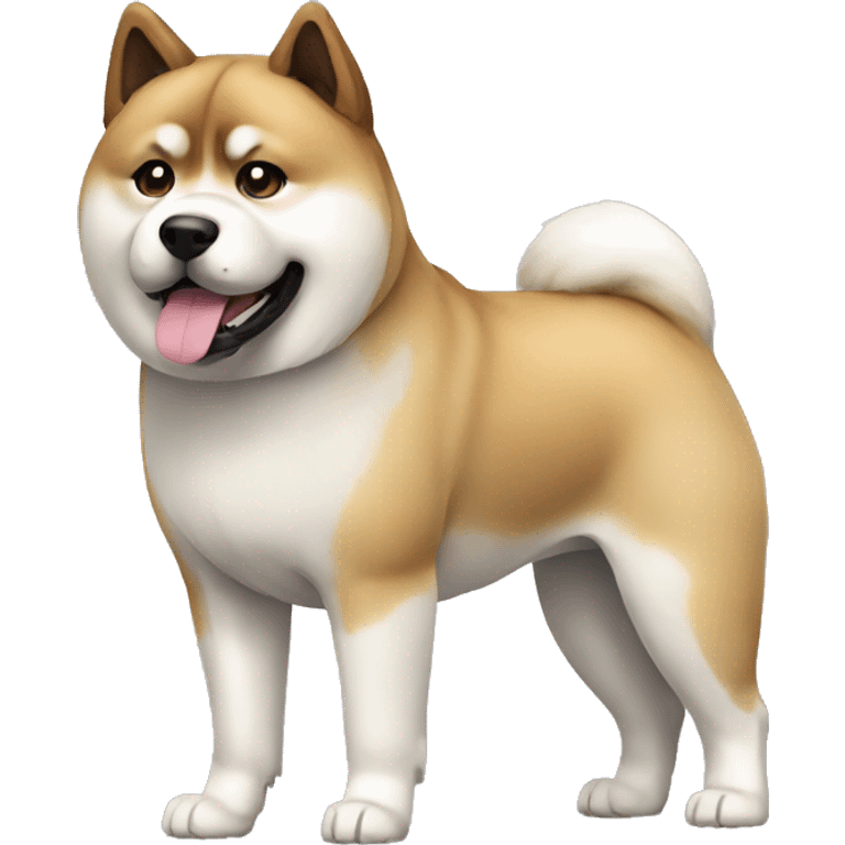 Akita Dog Breed Full Body emoji