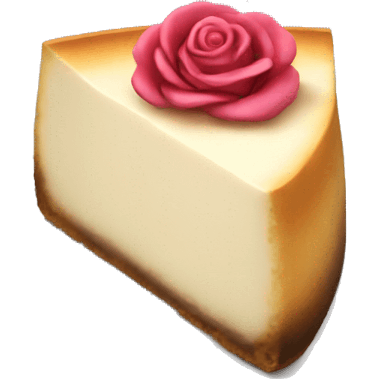 Rosa cheesecake emoji