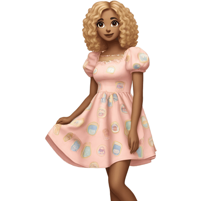 babydoll dress emoji