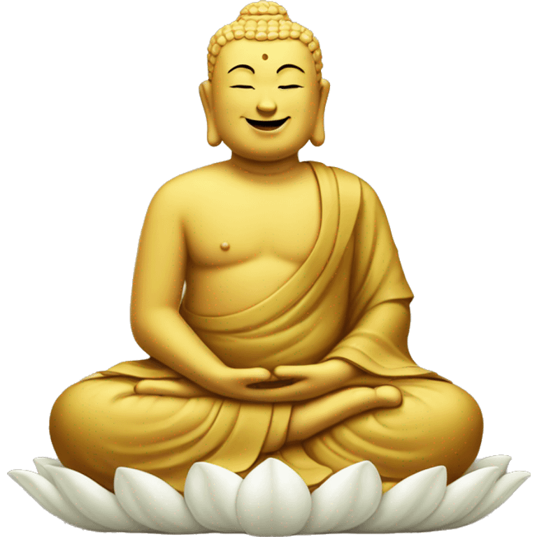 Happy peacefull buddha  emoji