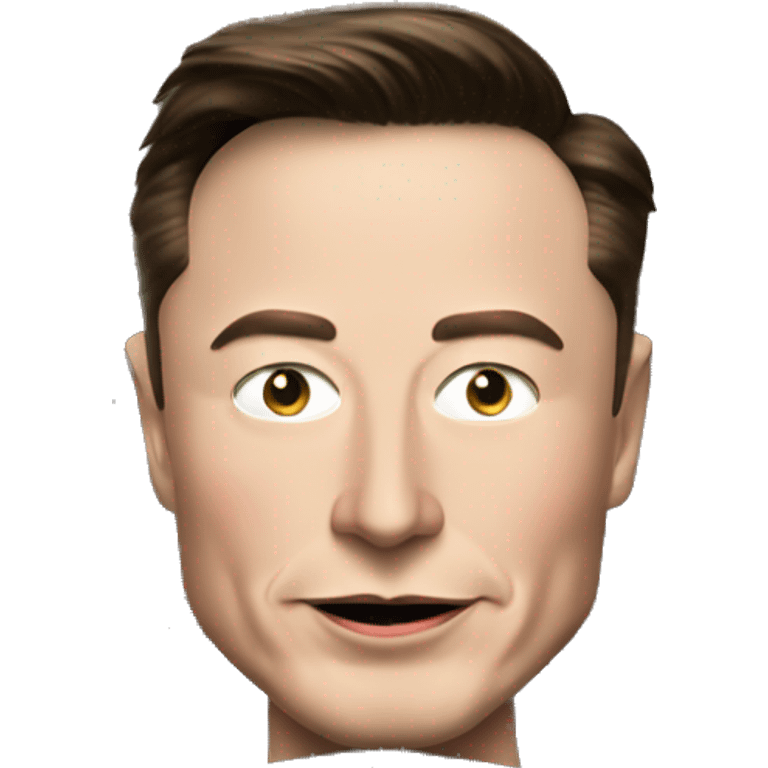 elon musk in a Tesla car emoji